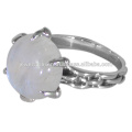 Rainbow Moonstone Gemstone 925 Bijoux en argent sterling